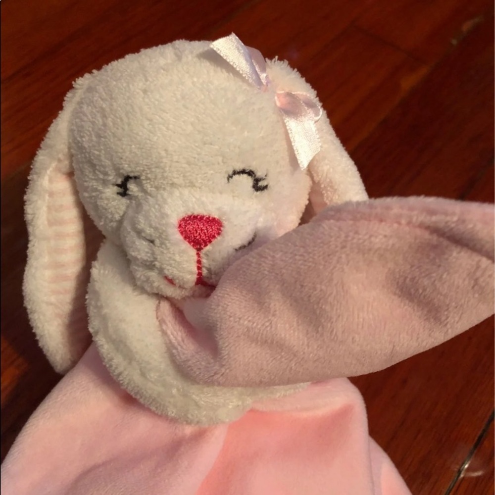 Carter's Bunny RabbitLovey Security Blanket Rattle - Picture 3 of 5